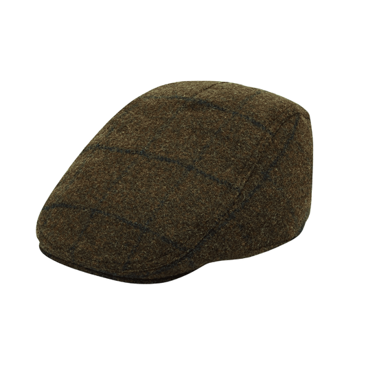 Showerproof Flat Hat - Brown