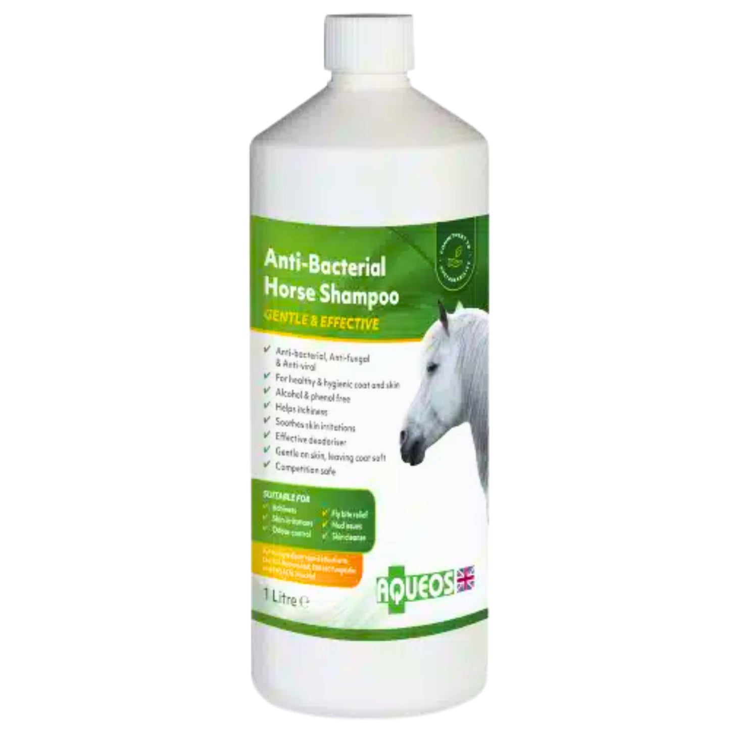 Aqueos Antibacterial Horse Shampoo