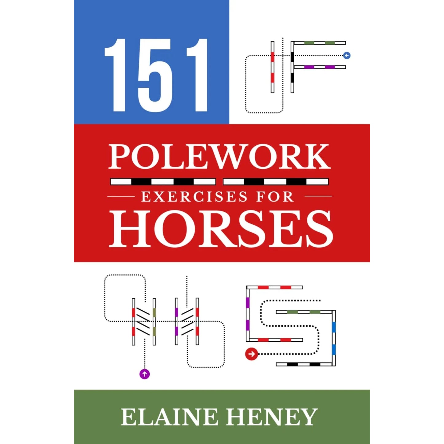151 Polework Exercises for Horses Book By Elaine Heney
