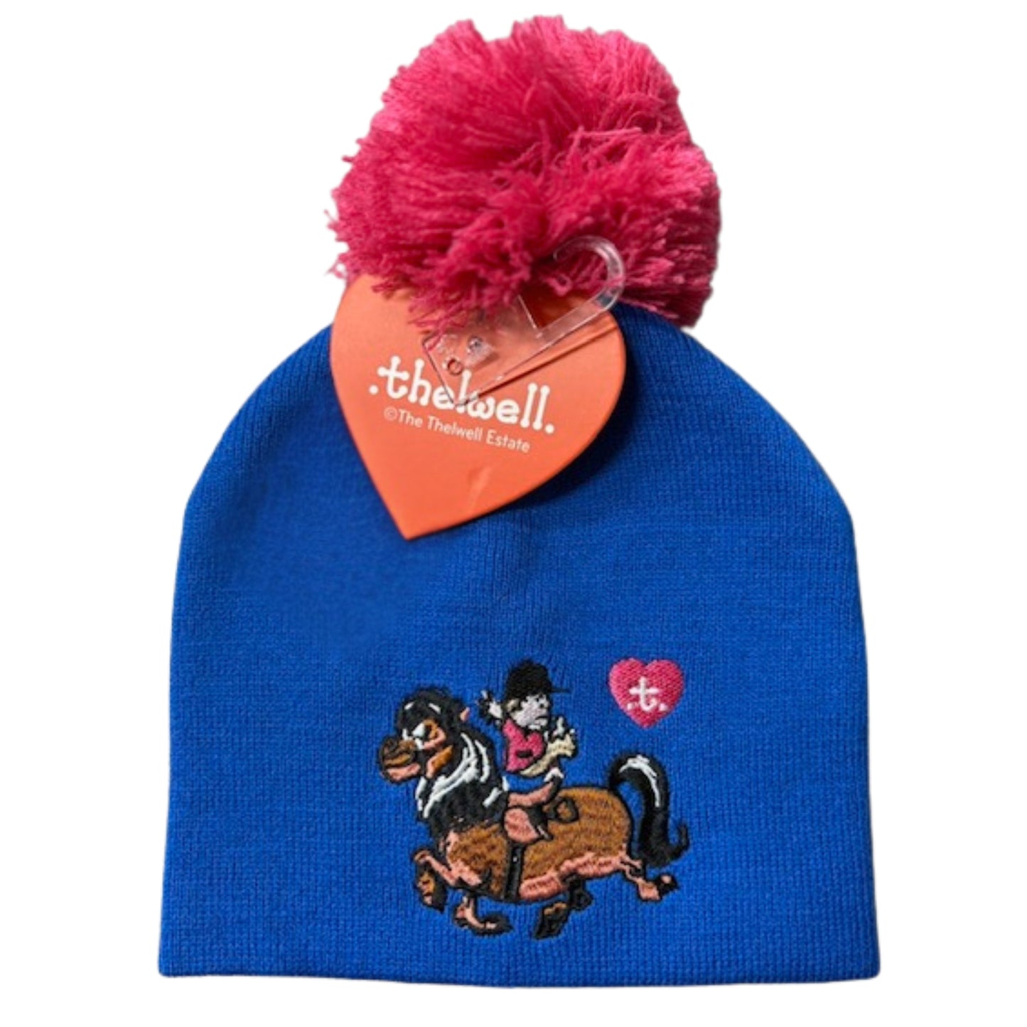 Hy Equestrian Thelwell Collection Race Bobble Hat- Childs