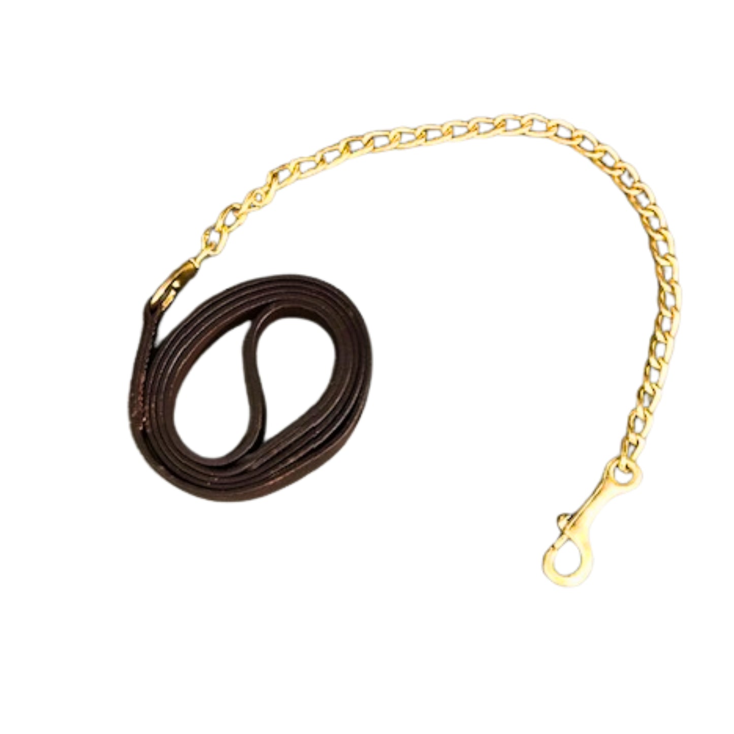 Holmestead Saddlery Leather lead & Chain