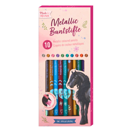 Horse Friends Metallic Coloured Pencils