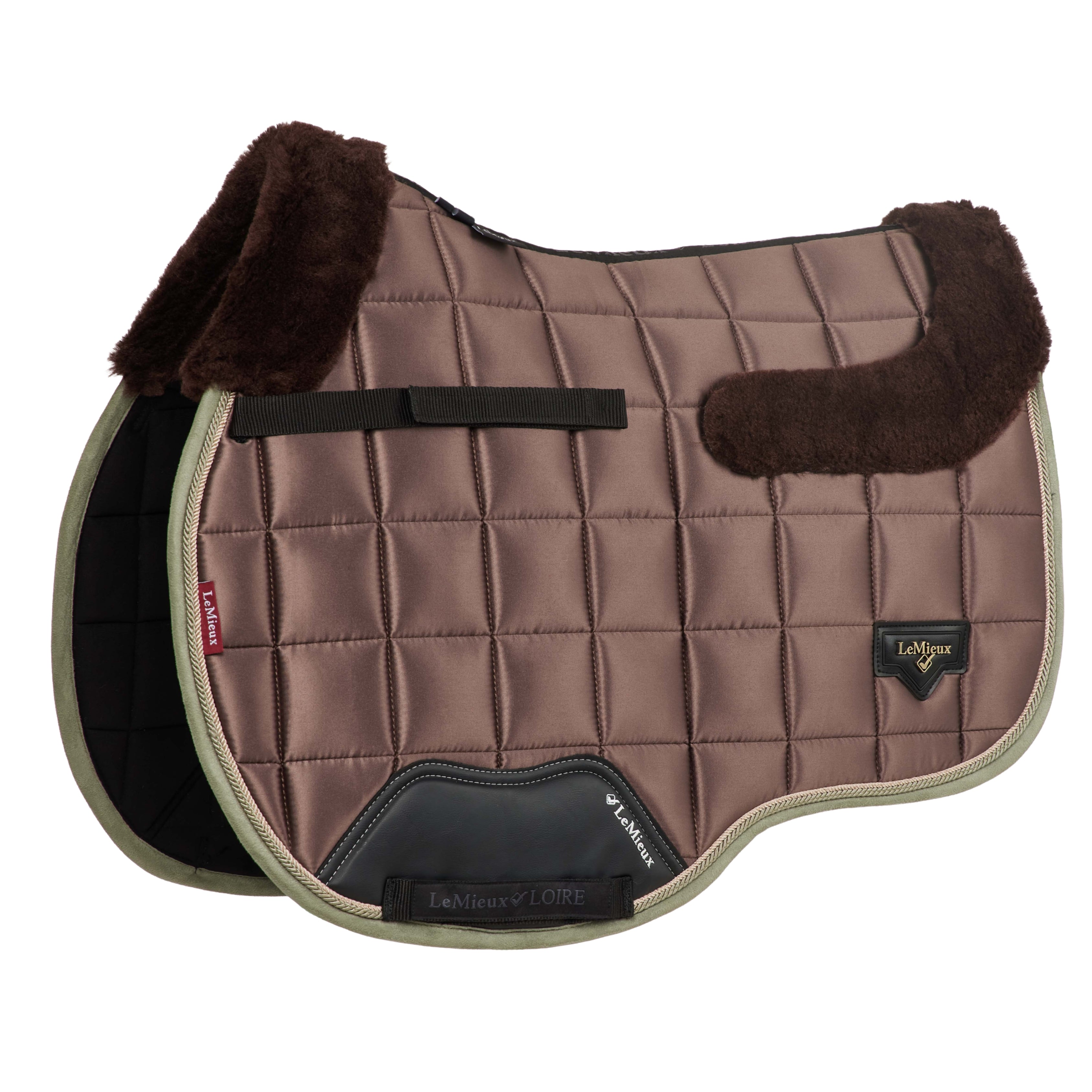 LeMieux Merino+ Half Lined GP Numnah/Natural LeMieux Merino+ Half Lined GP Numnah/Natural