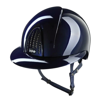 KEP Smart Nova Metal Polish Polo Visor Riding Helmet
