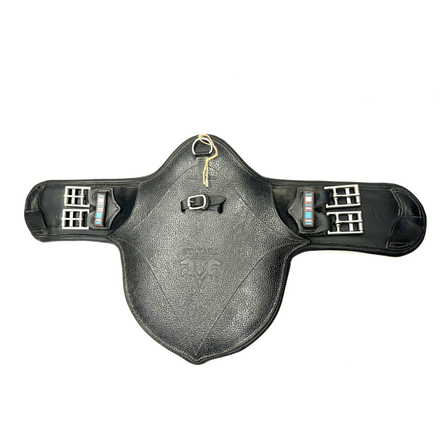 HS#0185 Voltaire 16"Short Stud MonoFlap Girth Black