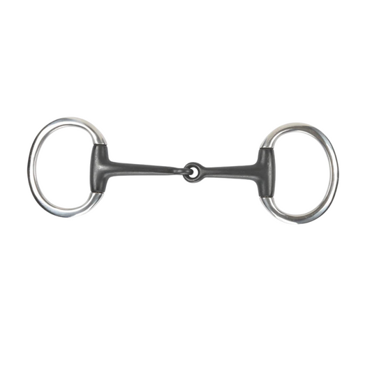 5305 Shires Sweet Iron Flat Ring Eggbutt Snaffle