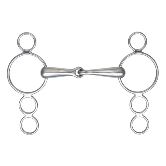 607 Shires Three Ring Dutch Gag