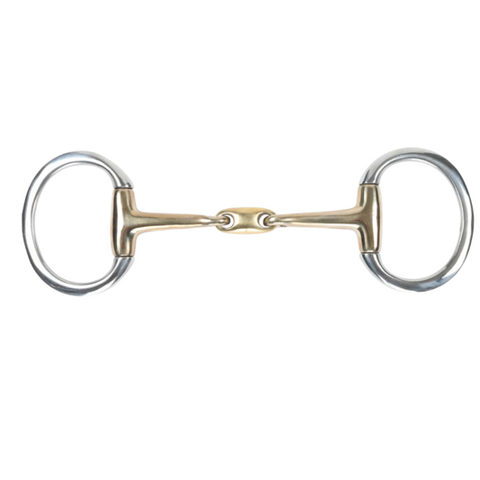 6295 Shires Brass Alloy Flat Ring Eggbutt With Lozenge