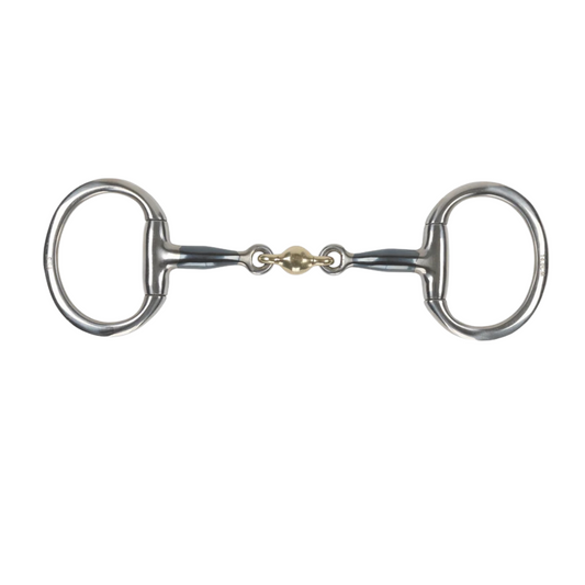 6362 Shires Blue Sweet Iron Flat Ring Eggbutt With Lozenge