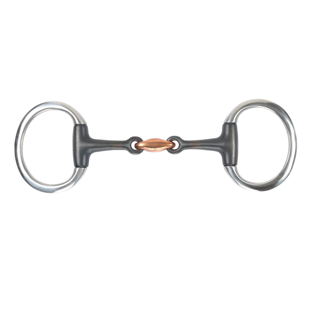 5307 Shires Blue Sweet Iron Lozenge Flat Ring Eggbutt