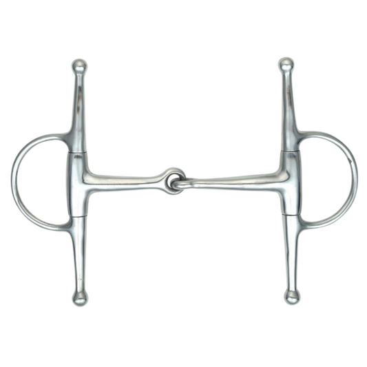 590 Shires Full Cheek Eggbutt Snaffle