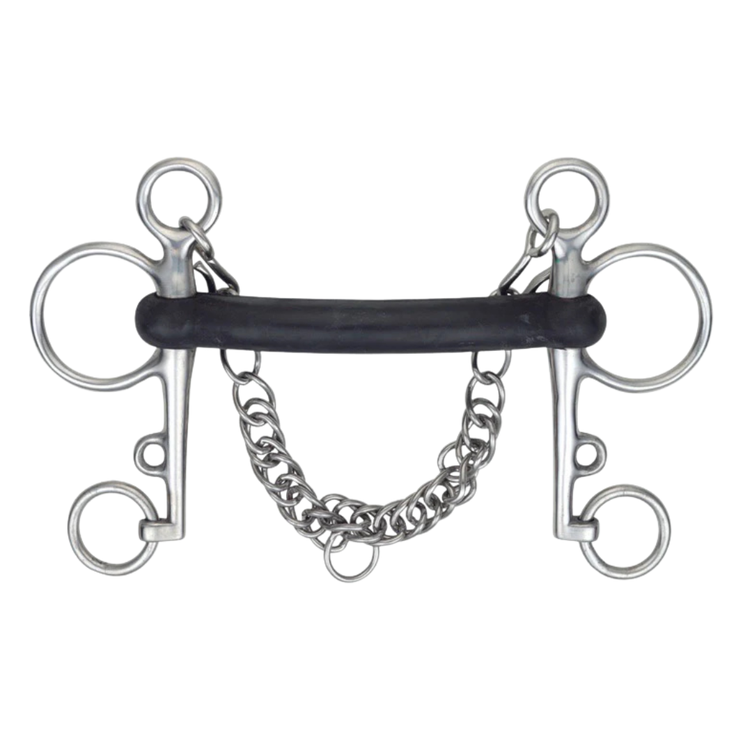 574 Shires Hard Rubber Mouth Pelham