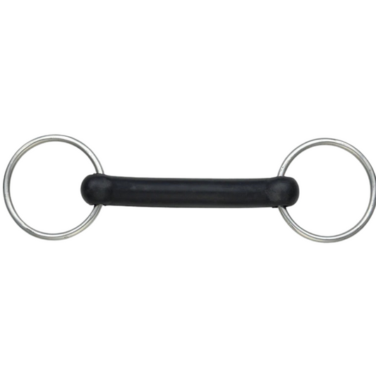 582 Shires Flexible Rubber Mouth Snaffle
