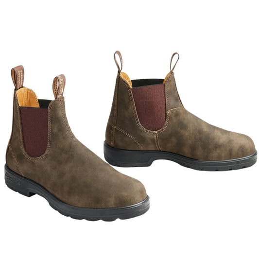 Blundstone #585 Rustic Brown Premium Leather Chelsea Boot