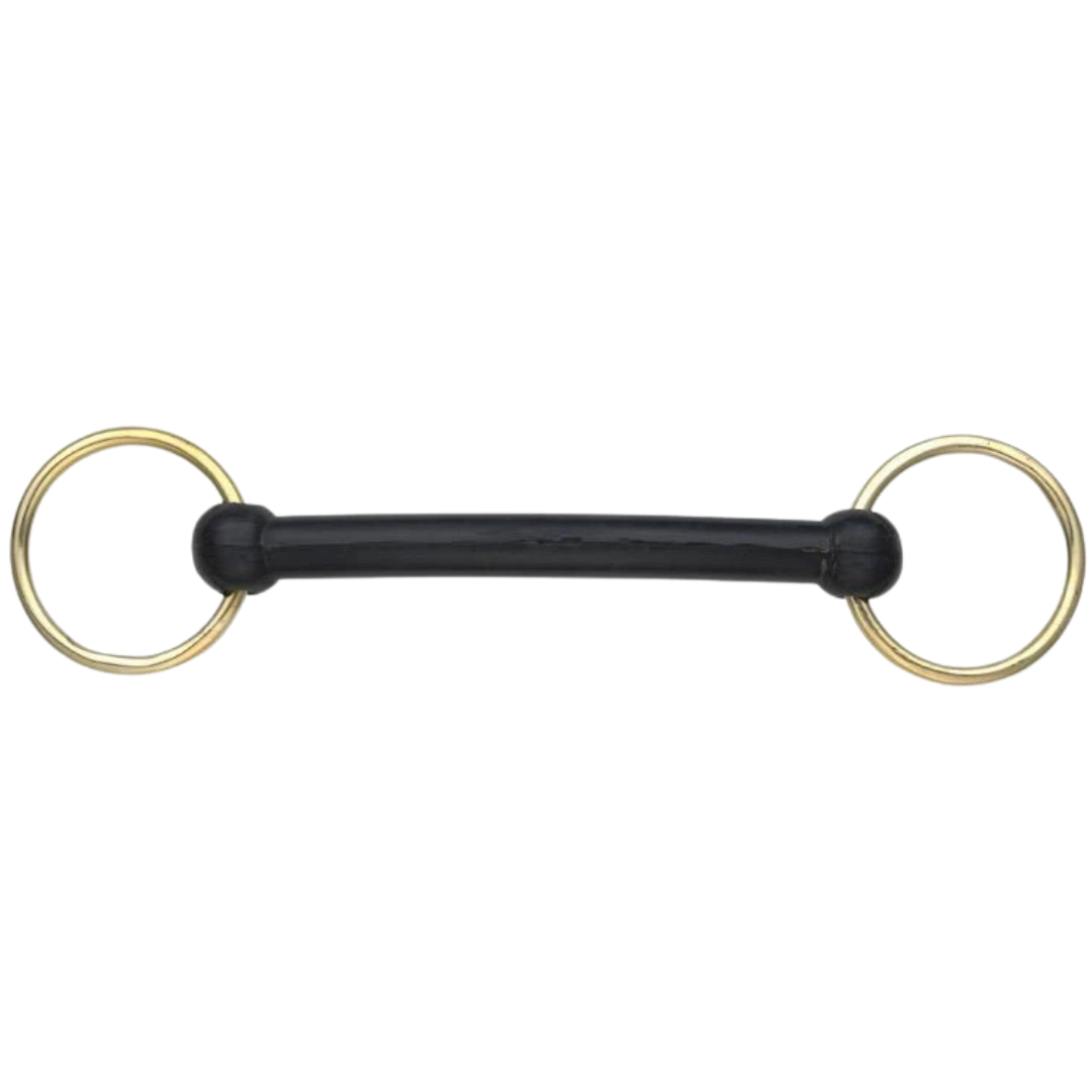 615 Shires Rubber Covered Overcheek Bradoon