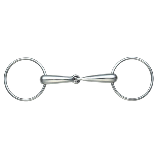 624 Shires Hollow Mouth Race Snaffle