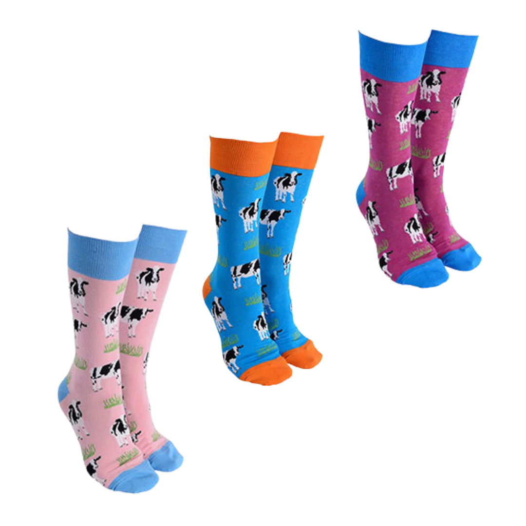 Sock Society New Fav Cow Socks