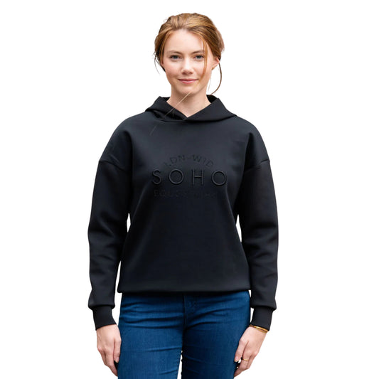Soho Equestrian Classic Hoodie Women's - Black