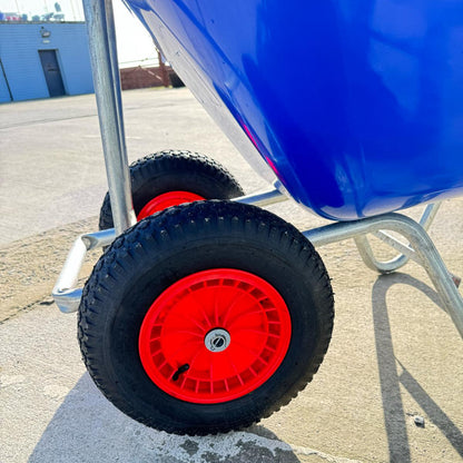 HS#0003 200L Galvanised Jumbo Wheelborrow