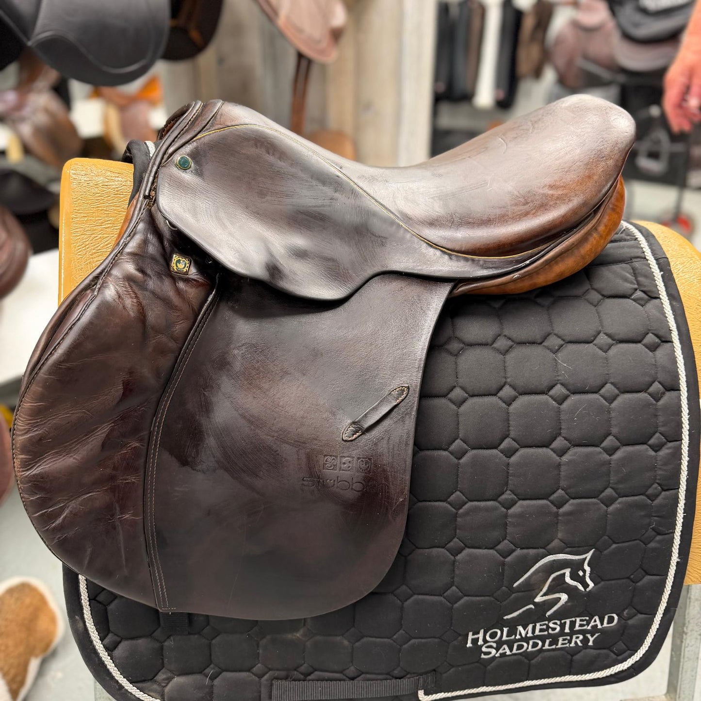 18" Stubben Siegfried CS Jump Hunt Saddle