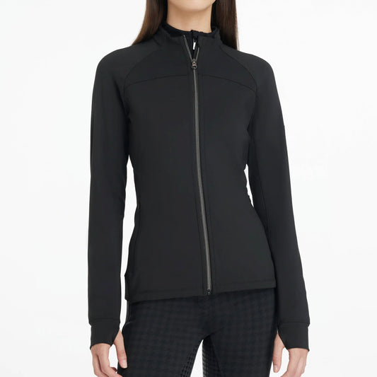LeMieux Aspen Brushed Zip Through Jacket Black