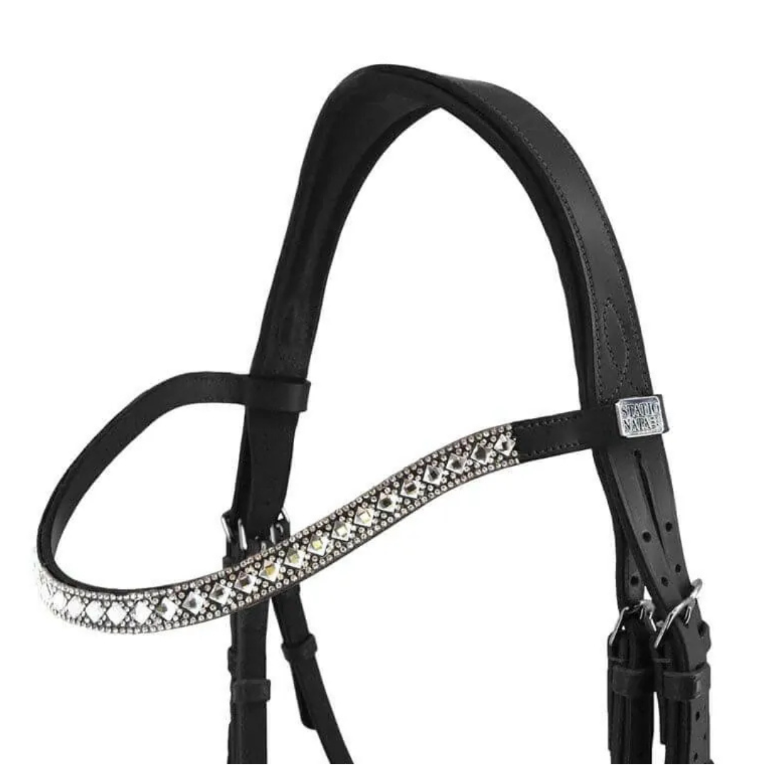 Stationata Polished and Sparkle Bridle