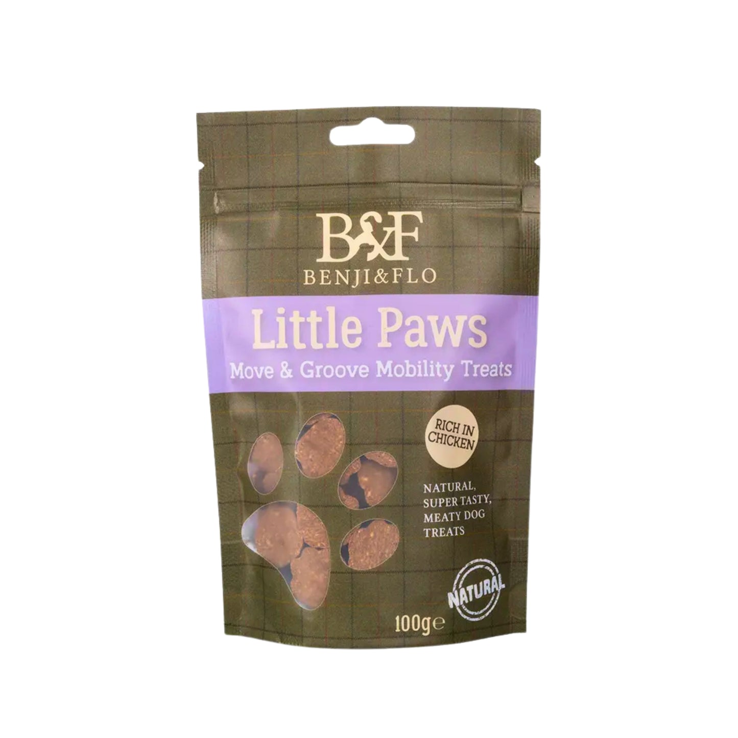 Benji & Flo Little Paws Treats 100g