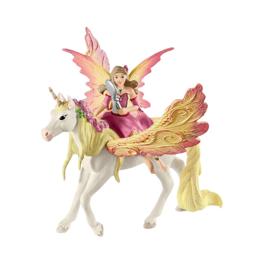 Schleich Feya Fairy with Pegasus Unicorn