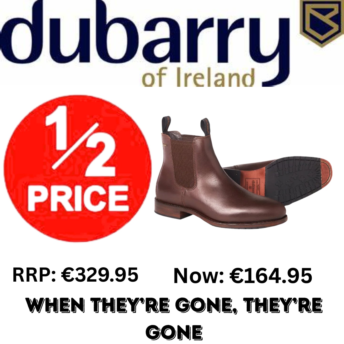 Dubarry Kerry Leather Soled Boot