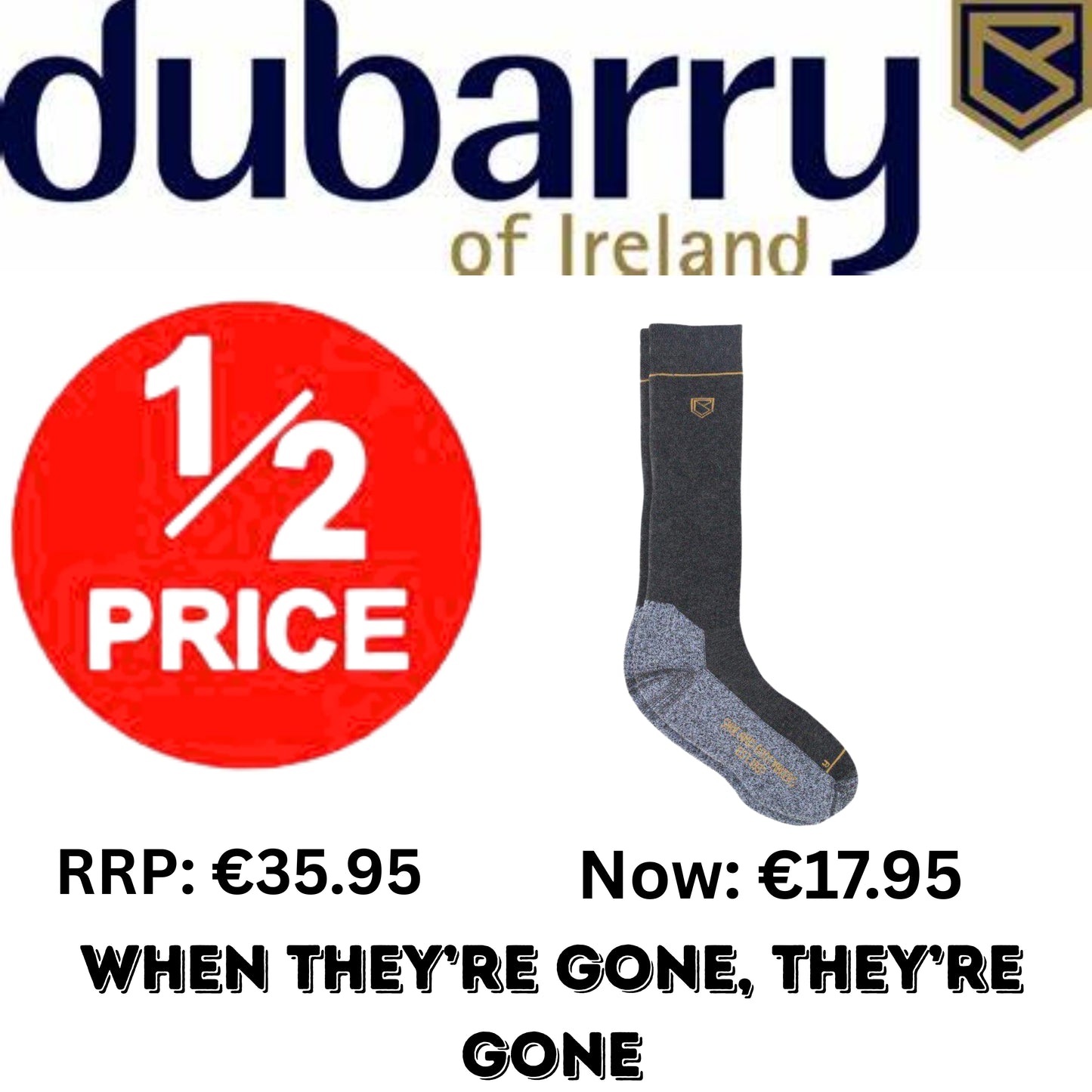 Dubarry Kilrush PrimaLoft Merino Sock - Graphite