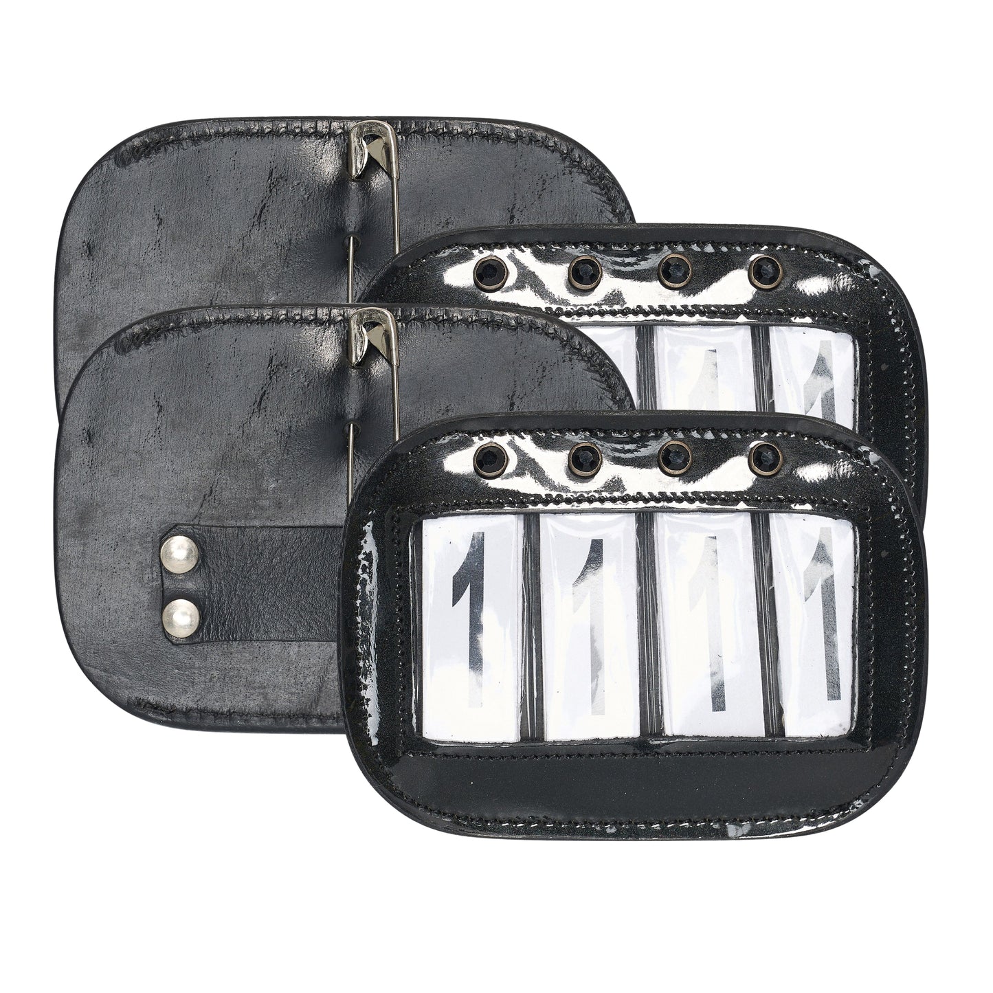 Imperial Riding Competition number IRH-Square, set of 2 pcs