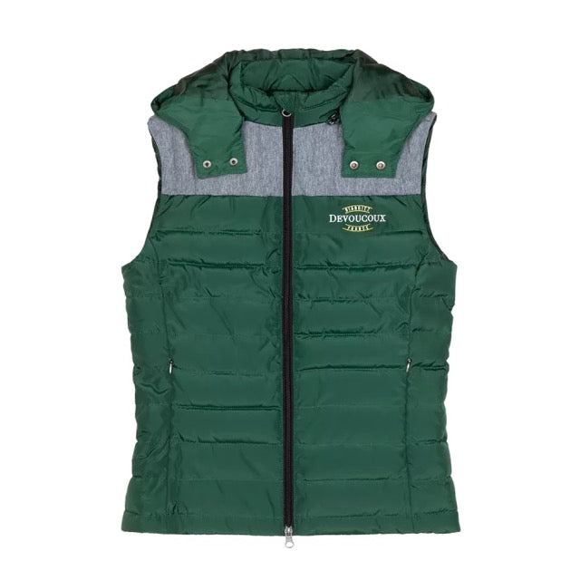 HS#0074 Devoucoux Women’s Josia Padded Sleeveless Jacket Large