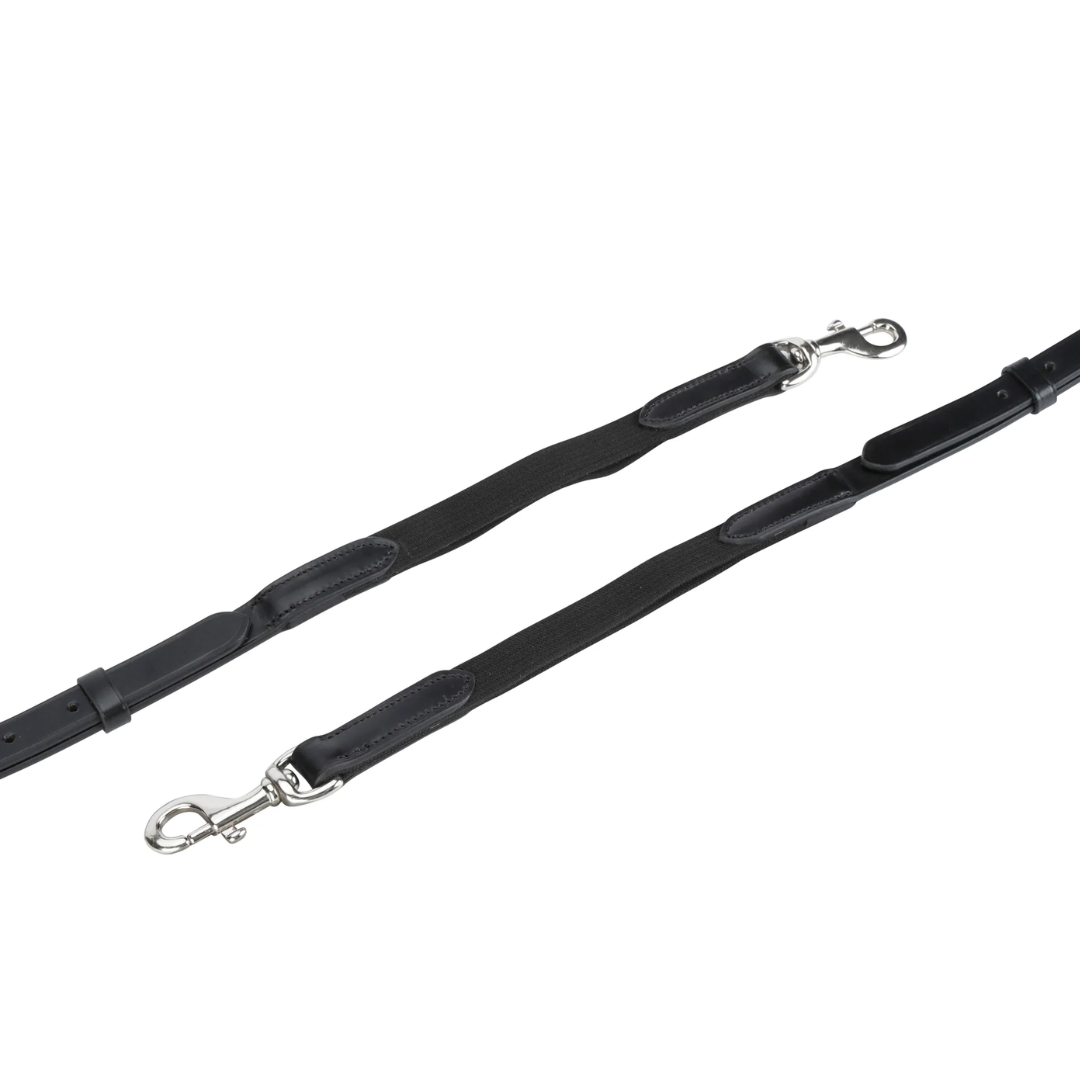 Shires Velociti Gara Leather and Elastic side reins