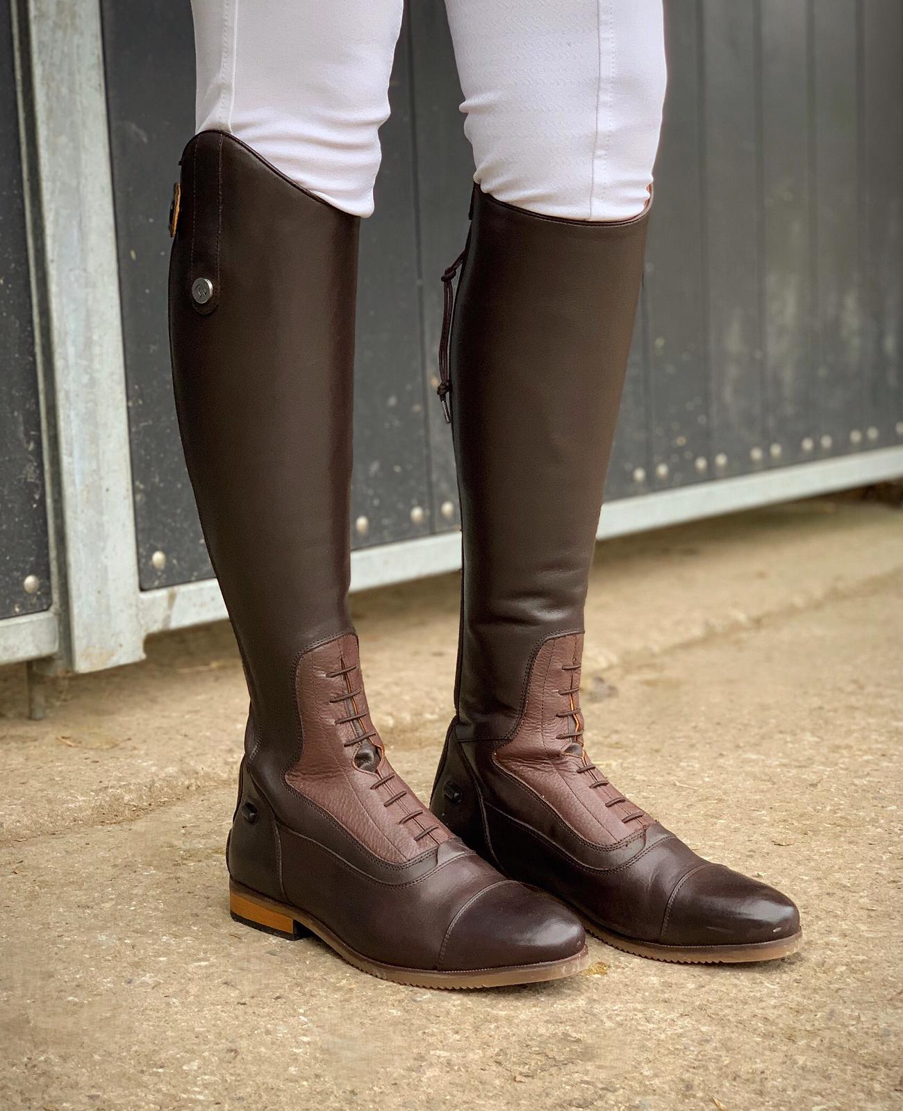 erasmo delta leather long riding boots 