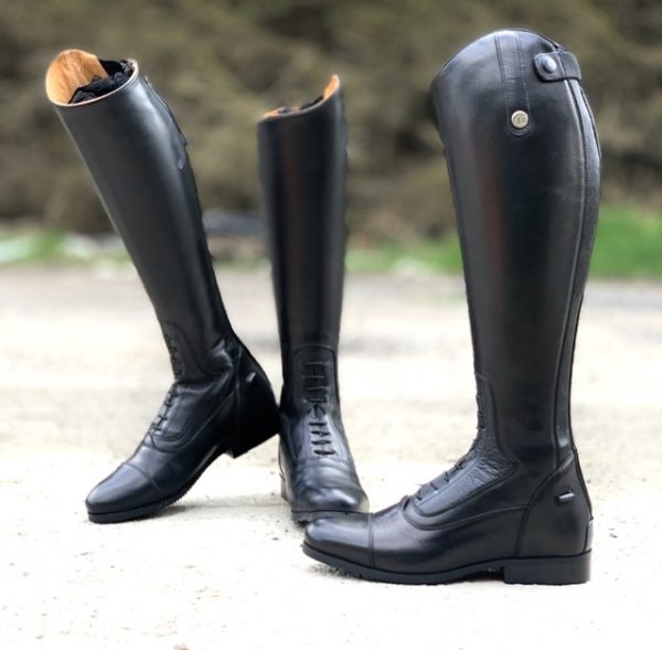 Erasmo Delta Leather Long Riding Boots