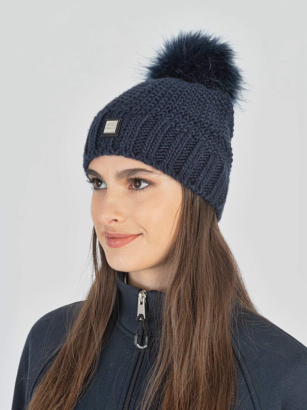 Breyer Blue Pom-Pom Winter Hat